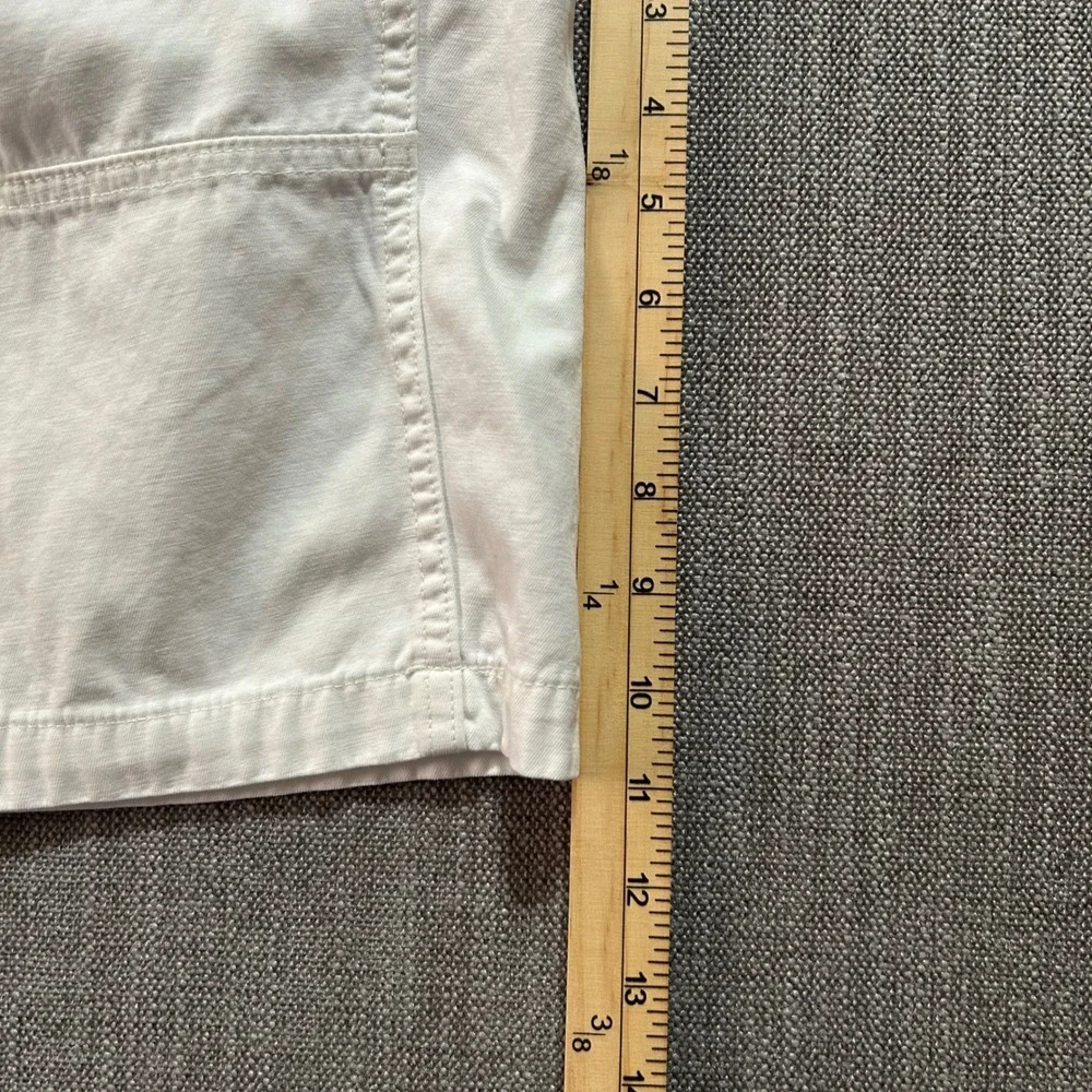 Polo Ralph Lauren Cargo Shorts Mens 34 Cream Classic Fit Cotton Military Utility